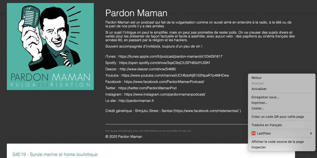 Pardon Maman podcast